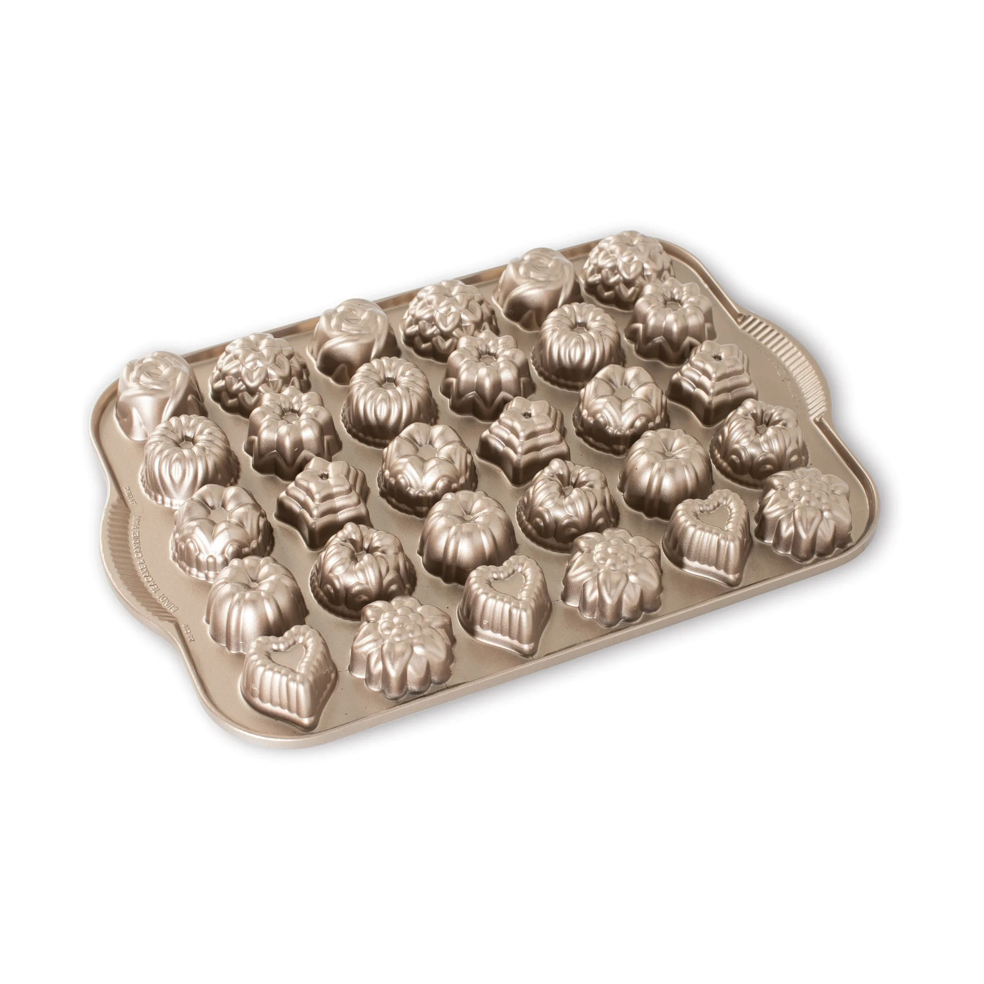 Nordic Ware Bundt Tea Cakes and Candy bageform, Guld Nordic Ware