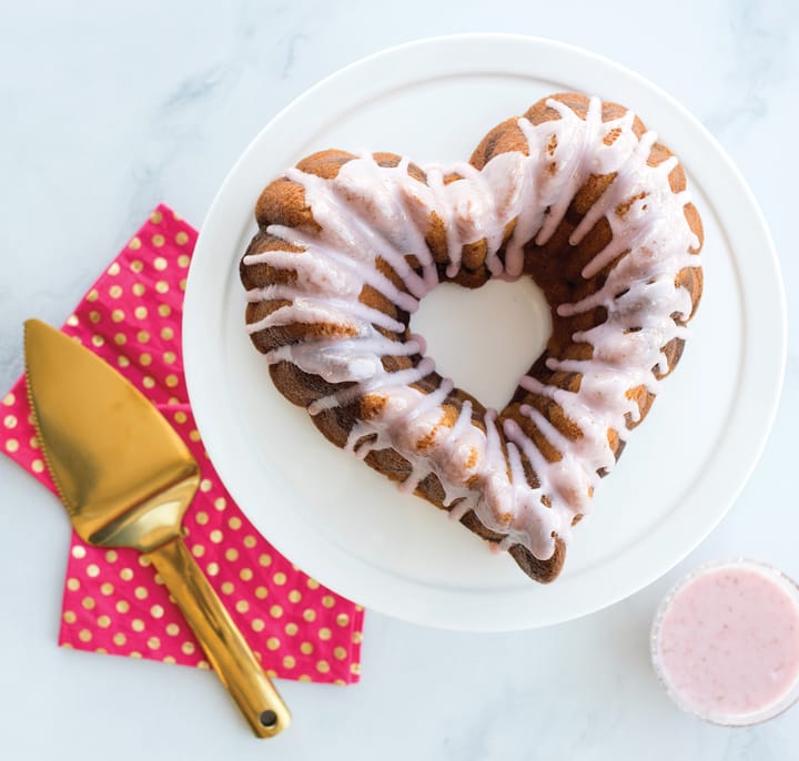 Nordic Ware elegant heart bundt bageform, 2,4 L Nordic Ware