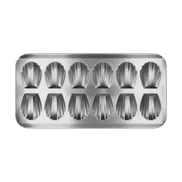 BAKE madeleineform - Rustfrit stål, 12 stk. - Nordwik