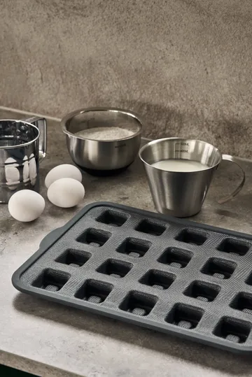 BAKE silikoneform med forstærket ramme - Kvadrat, 20 stk. - Nordwik