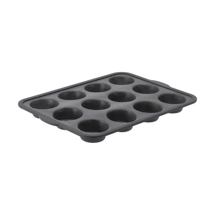 BAKE silikoneform med forstærket ramme - Muffins, 12 stk. - Nordwik