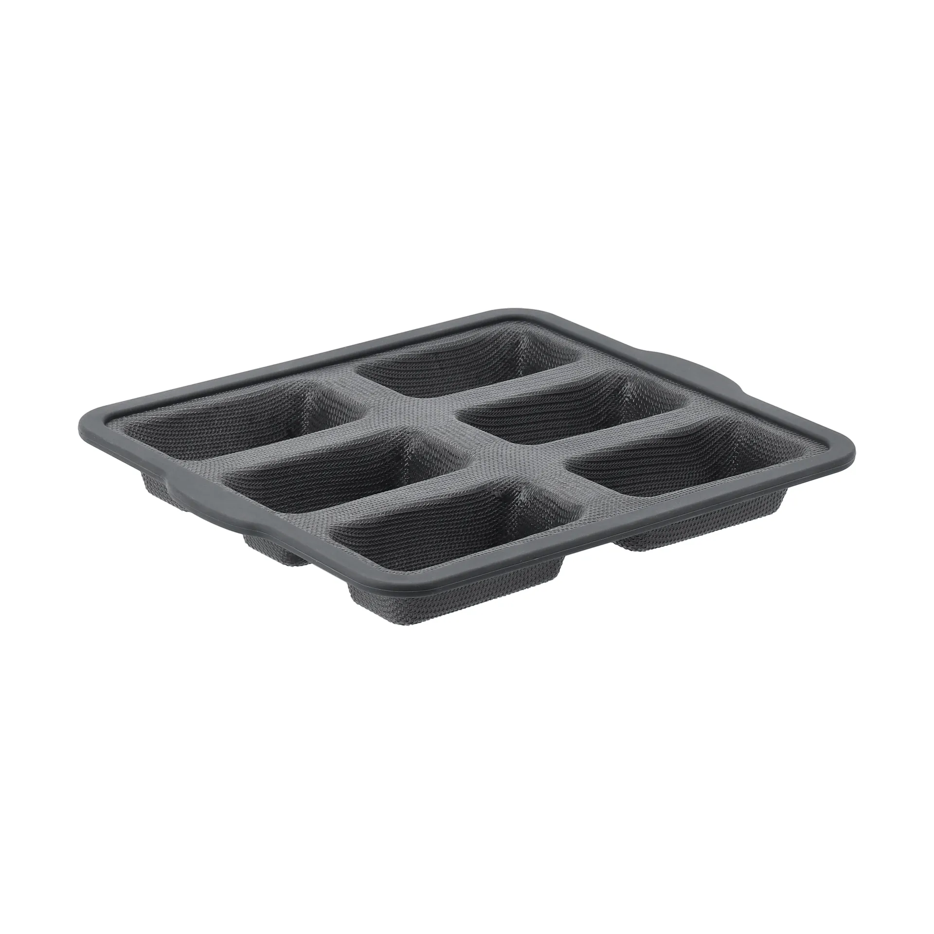 BAKE silikoneform med forstærket ramme, Rektangulær, 6 stk., 26,2x22,1 cm Nordwik
