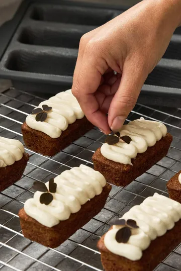 BAKE silikoneform med forstærket ramme - Rektangulær, 6 stk., 26,2x22,1 cm - Nordwik