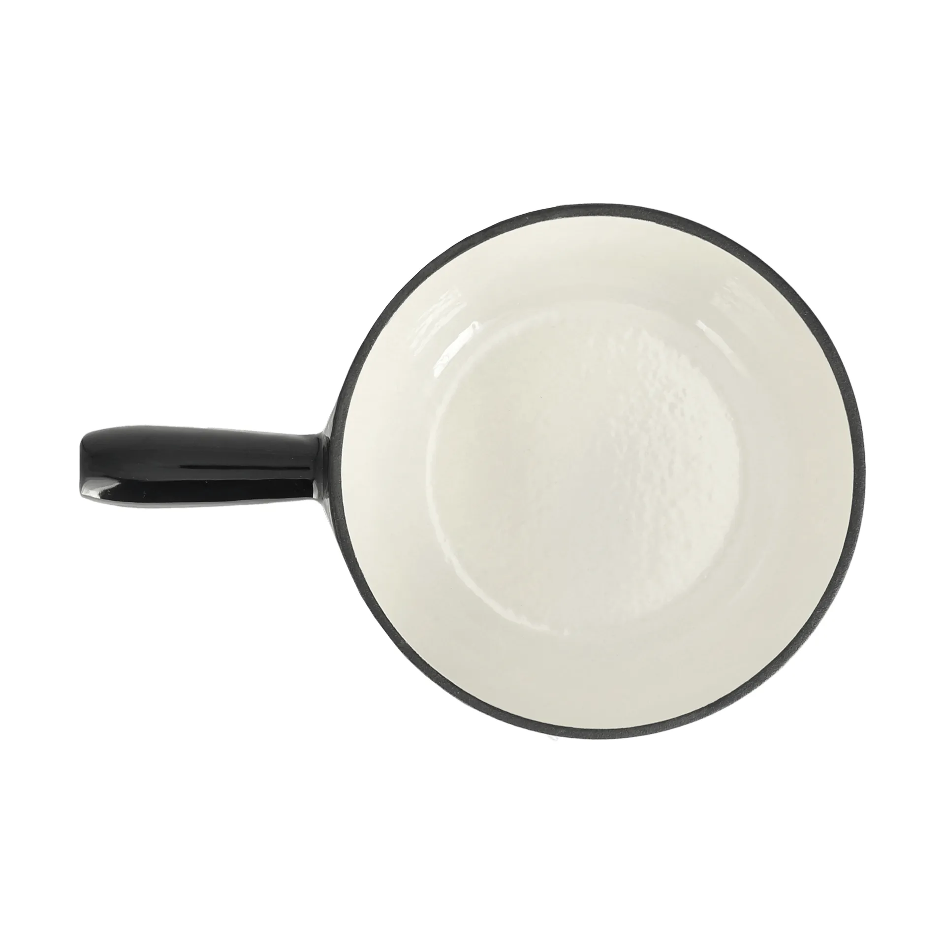 Emaljeret fonduegryde, Sort, 1,8 L Nordwik