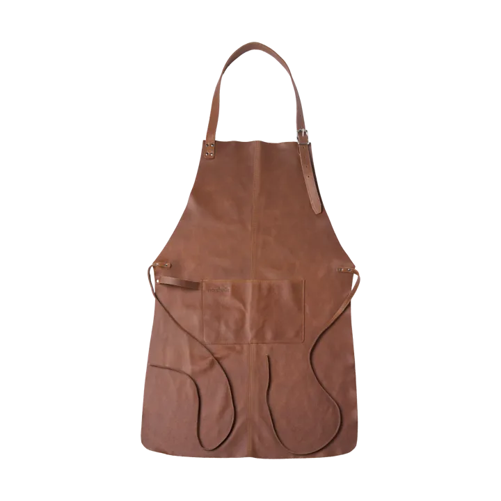 Nordwik forklæde læder - Brun - Nordwik