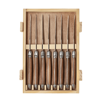 Nordwik grillkniv 8-pak - Rustfrit stål-træ - Nordwik