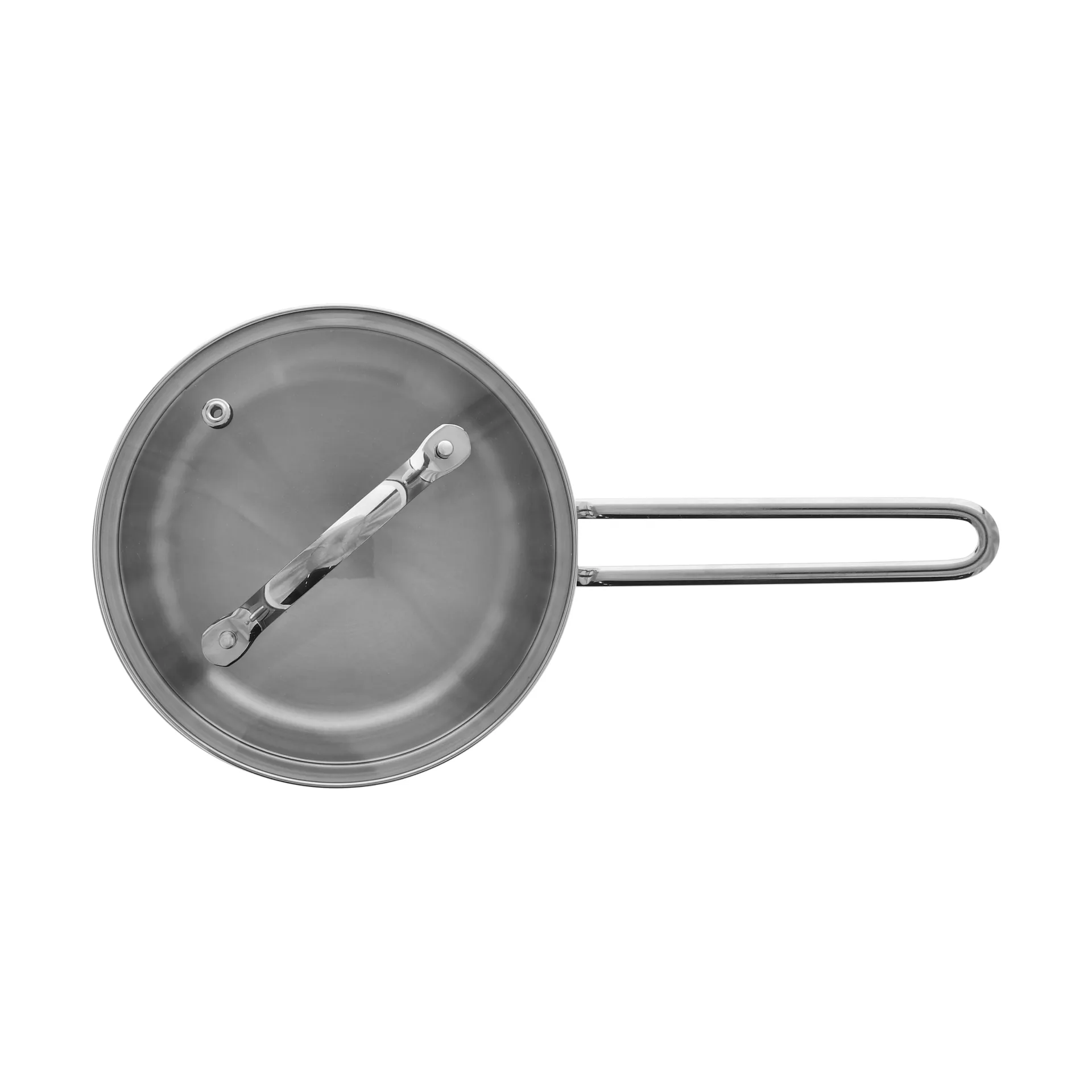 Nordwik gryde med glaslåg 1,3 liter, Rustfrit stål Nordwik