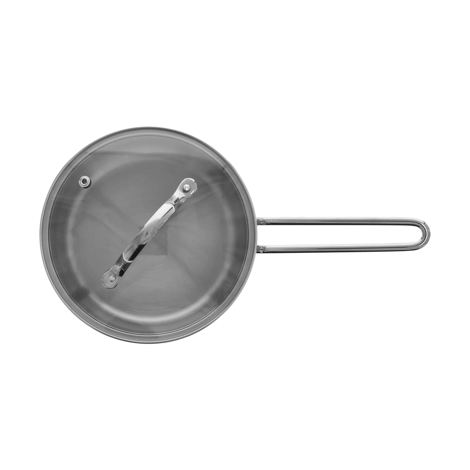 Nordwik gryde med glaslåg 1,9 liter, Rustfrit stål Nordwik