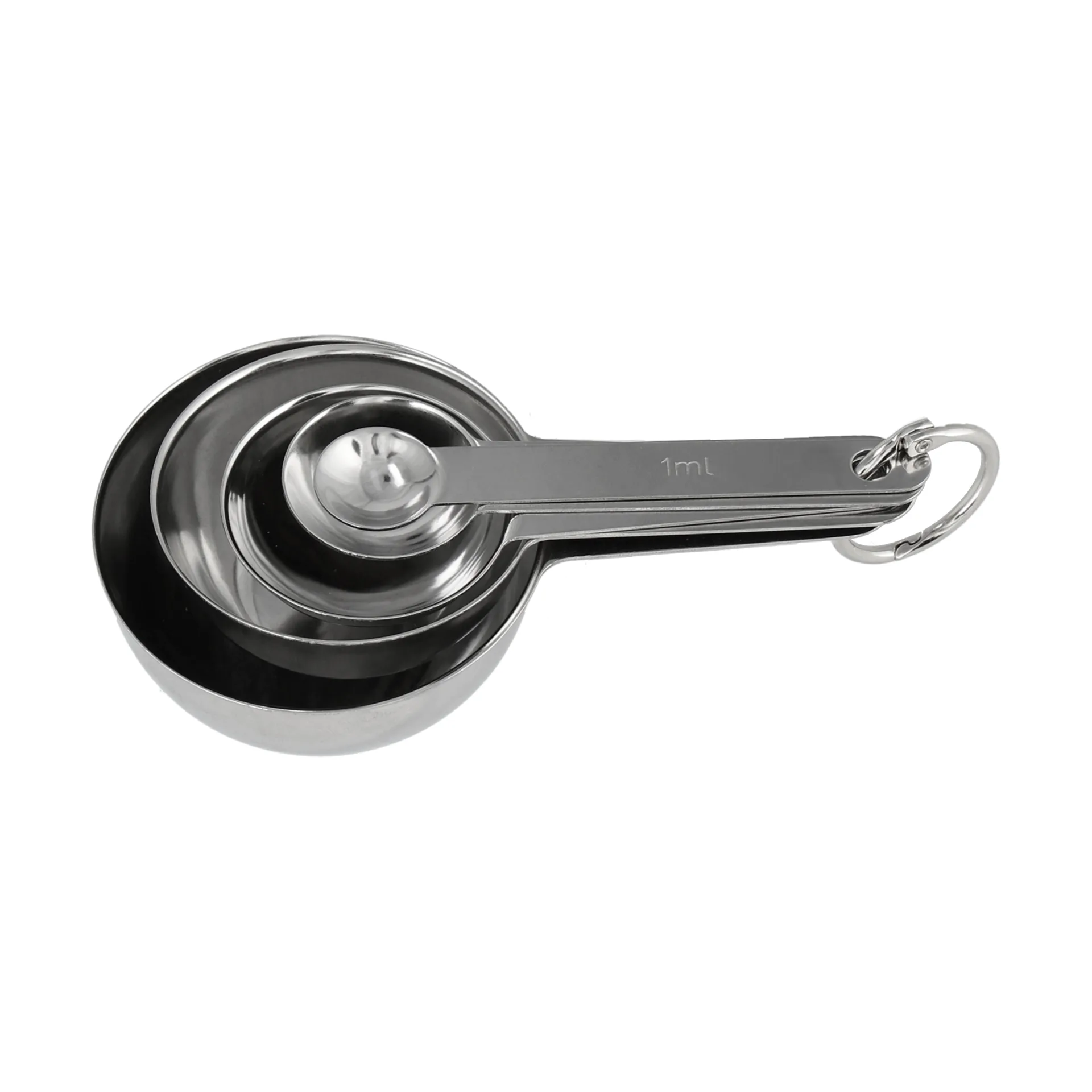 Nordwik målesæt 5 dele, Rustfrit stål Nordwik