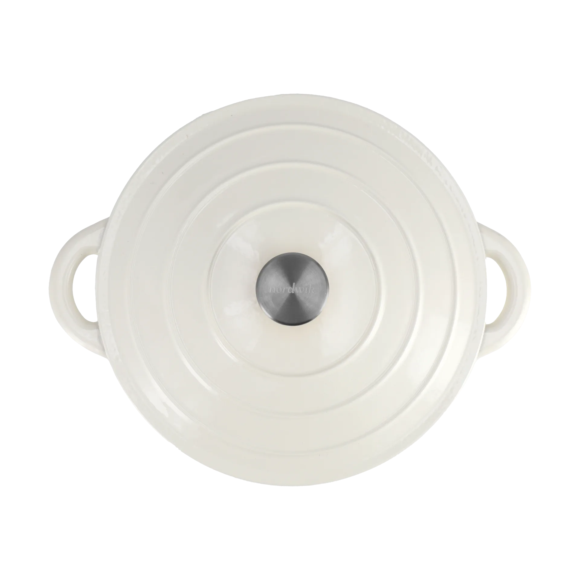 Nordwik støbejernsgryde rund 5 l, Creme Nordwik