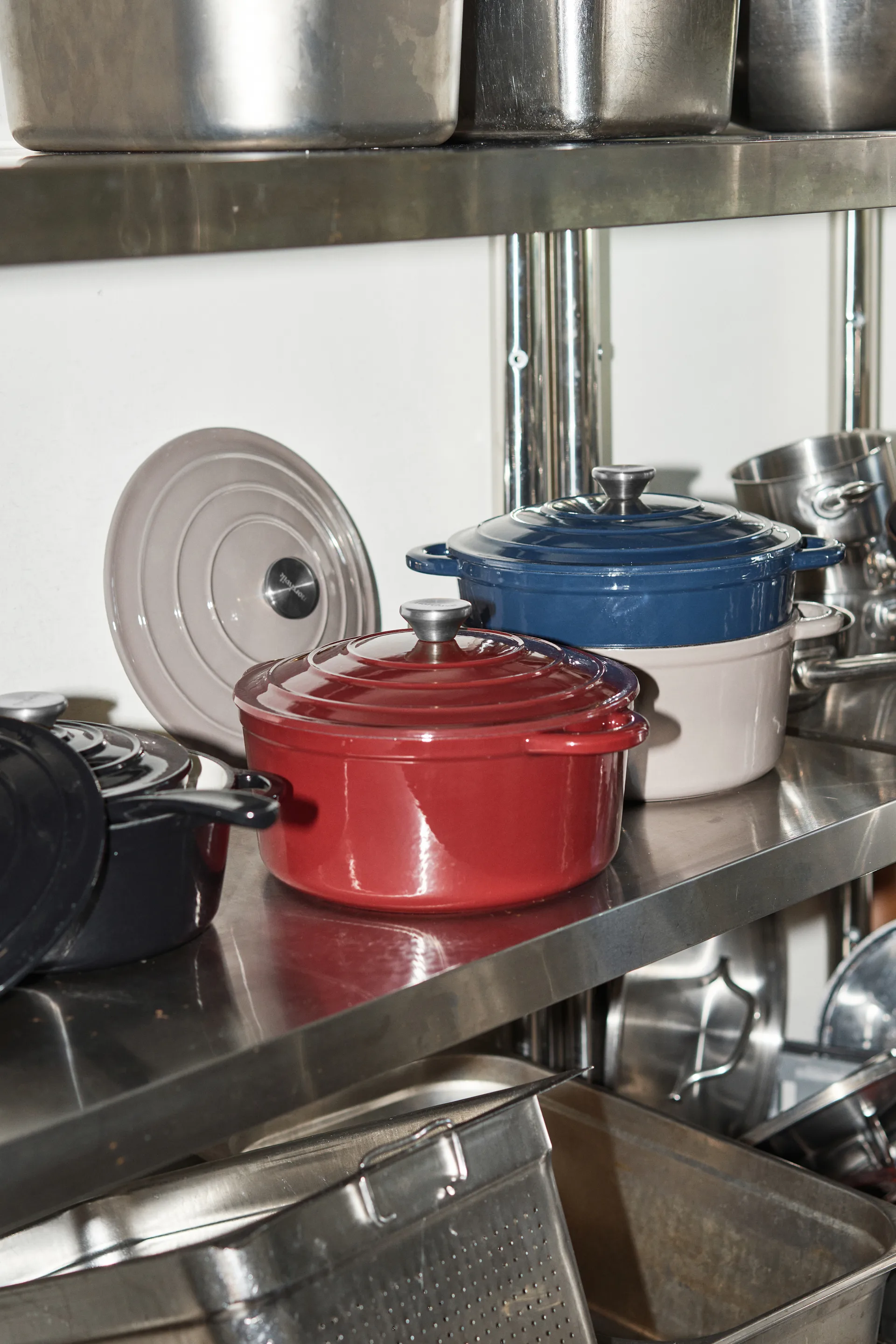 Nordwik støbejernsgryde rund 5 l, Mørkeblå Nordwik