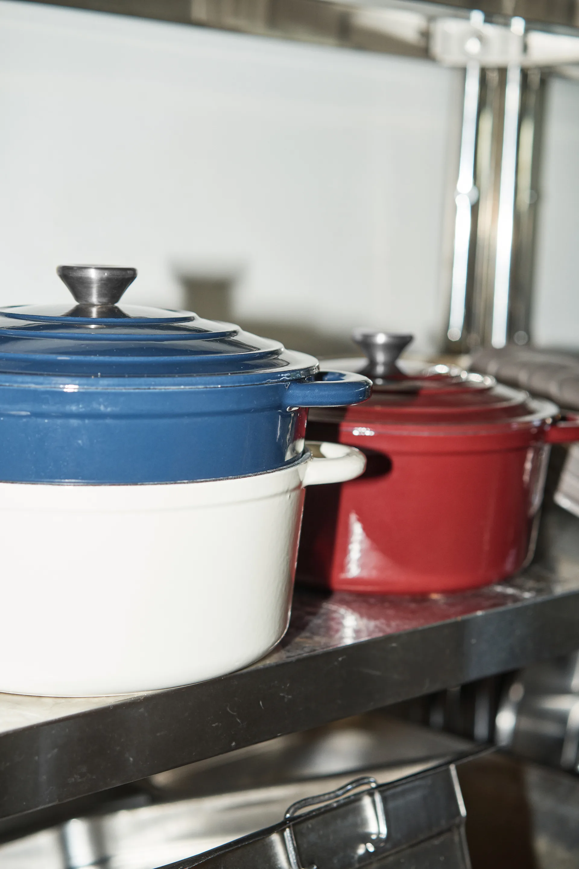 Nordwik støbejernsgryde rund 5 l, Mørkeblå Nordwik