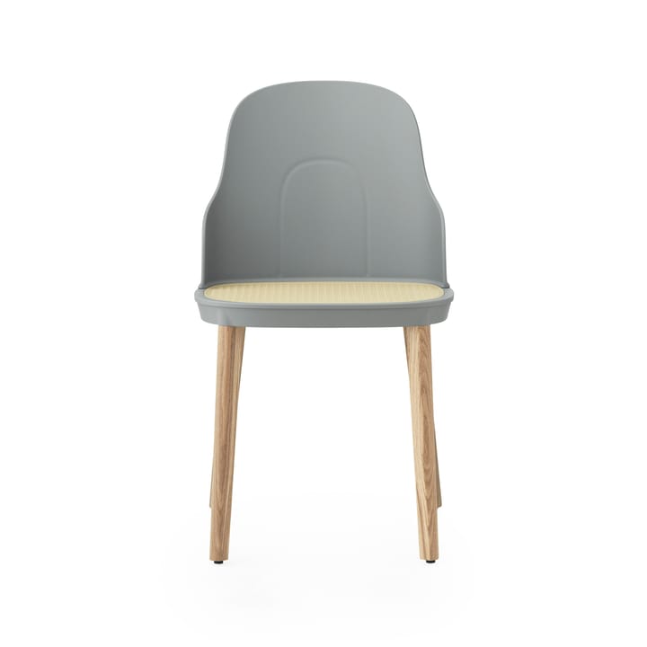 Allez molded wicker stol, Grå/Eg Normann Copenhagen
