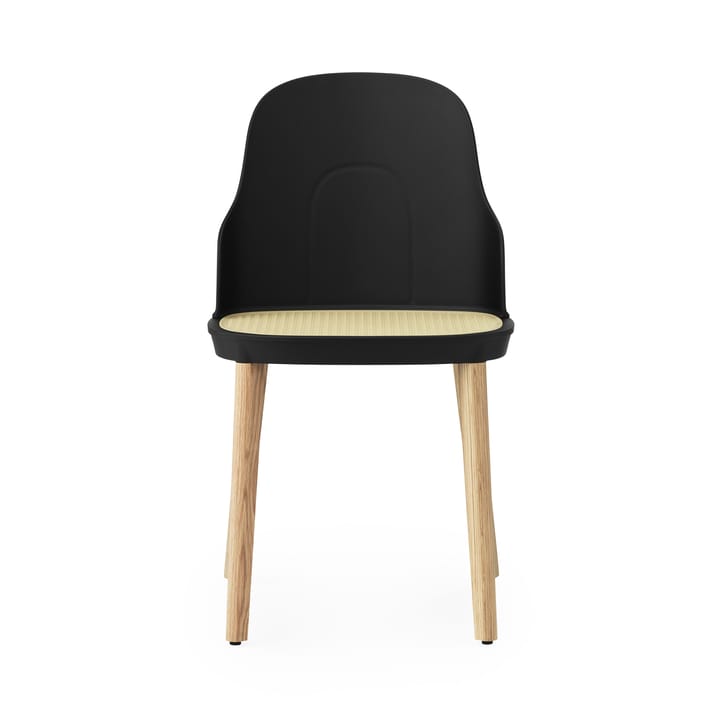 Allez molded wicker stol, Sort/Eg Normann Copenhagen