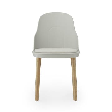 Allez stol med hynde og egeben - Warm Grey - Normann Copenhagen