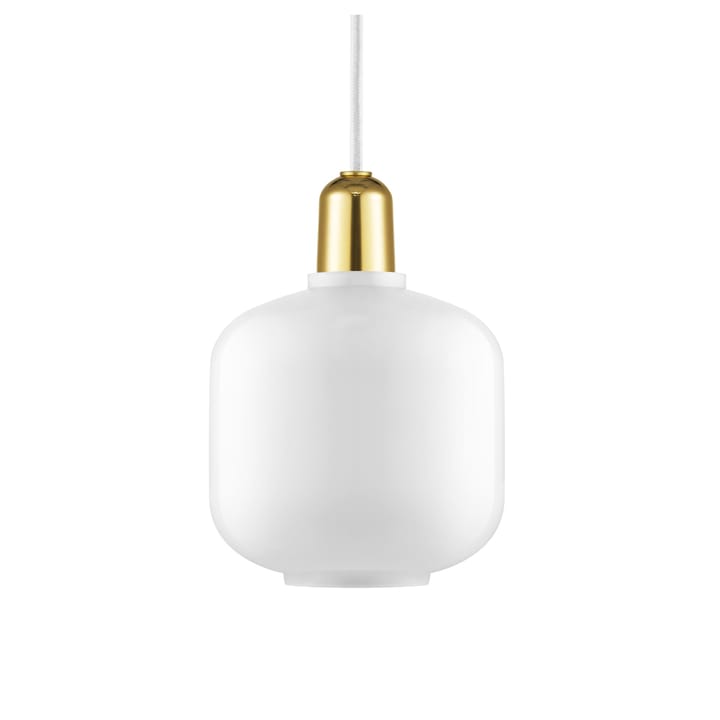 Amp lampe lille, Hvid/Messing Normann Copenhagen