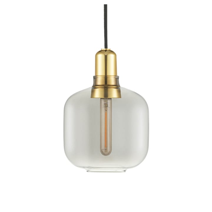 Amp lampe lille - Smoke/Messing - Normann Copenhagen