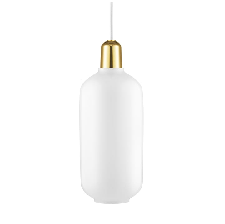 Amp lampe stor - Hvid/Messing - Normann Copenhagen