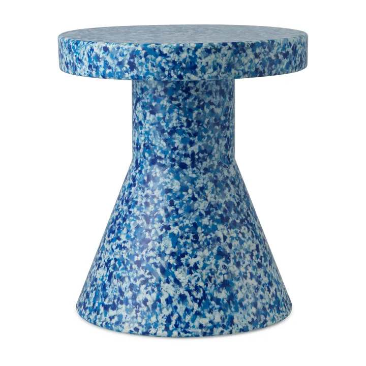 Bit Cone rund skammel - Blå, Ø36x42 cm - Normann Copenhagen