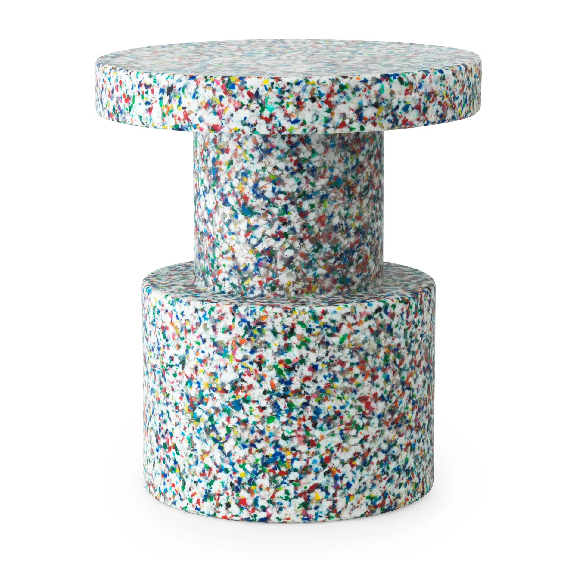 Normann Copenhagen Bit skammel Hvid/Multi
