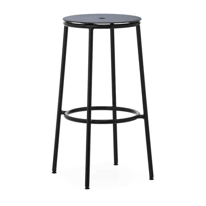 Circa barstol 75 cm - Sort aluminium - Normann Copenhagen