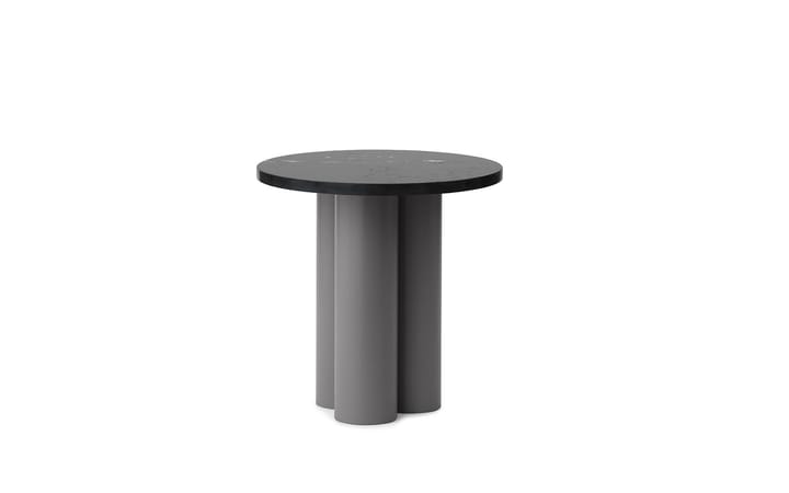 Dit sidebord Ø40 cm, Grå-Sort-marquina Normann Copenhagen