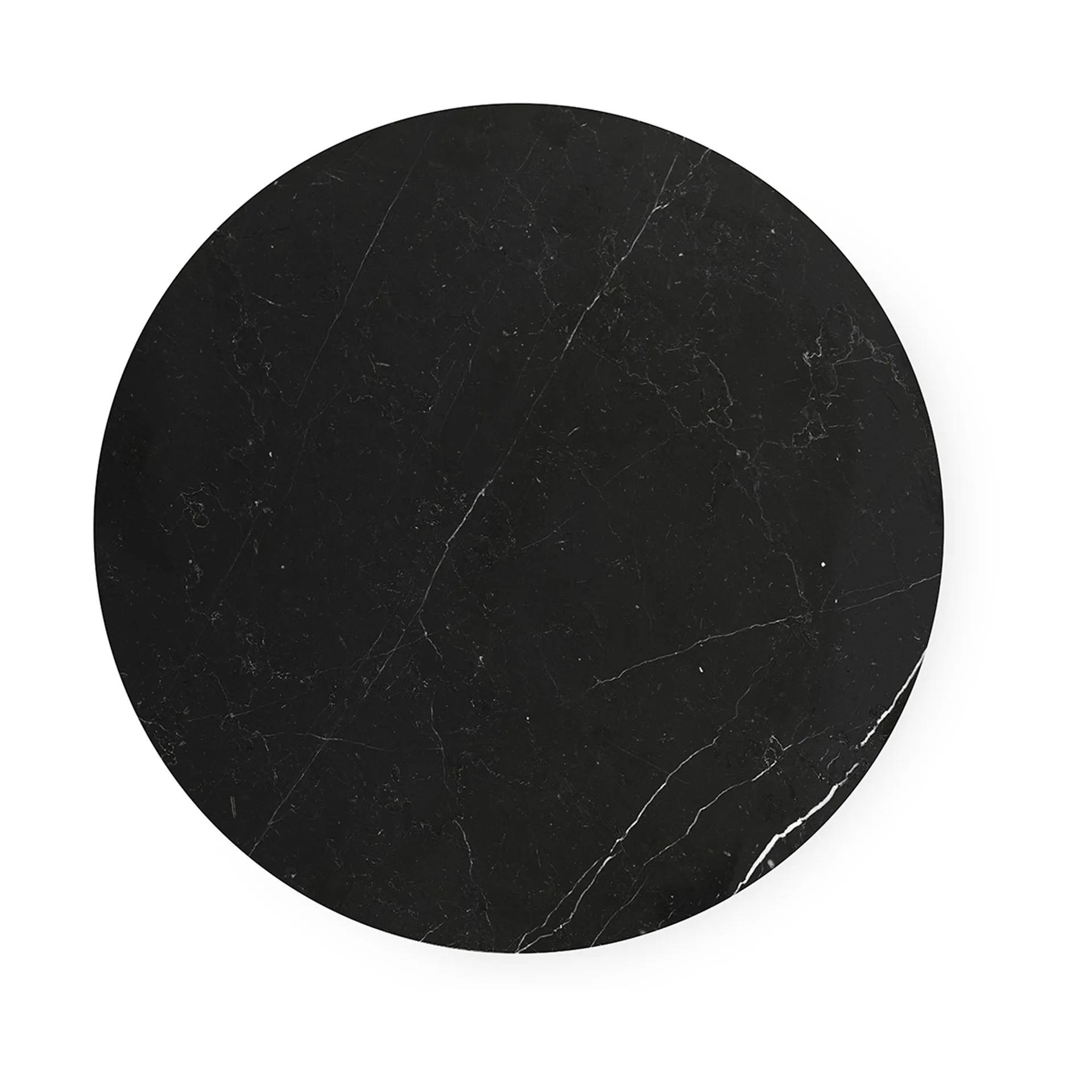 Dit sidebord Ø40 cm, Grå-Sort-marquina Normann Copenhagen