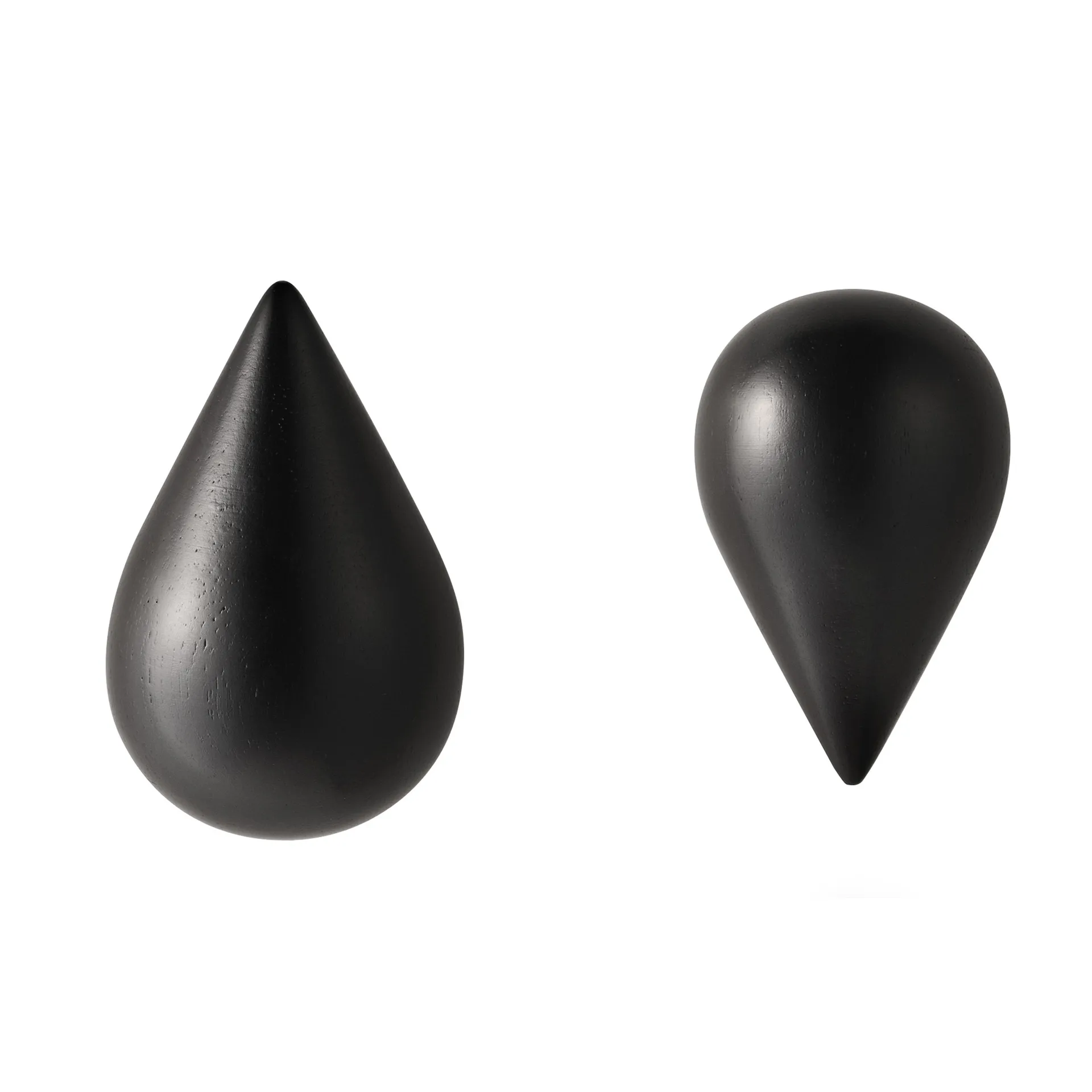 Dropit hangers knager 2 stk, sort lille Normann Copenhagen