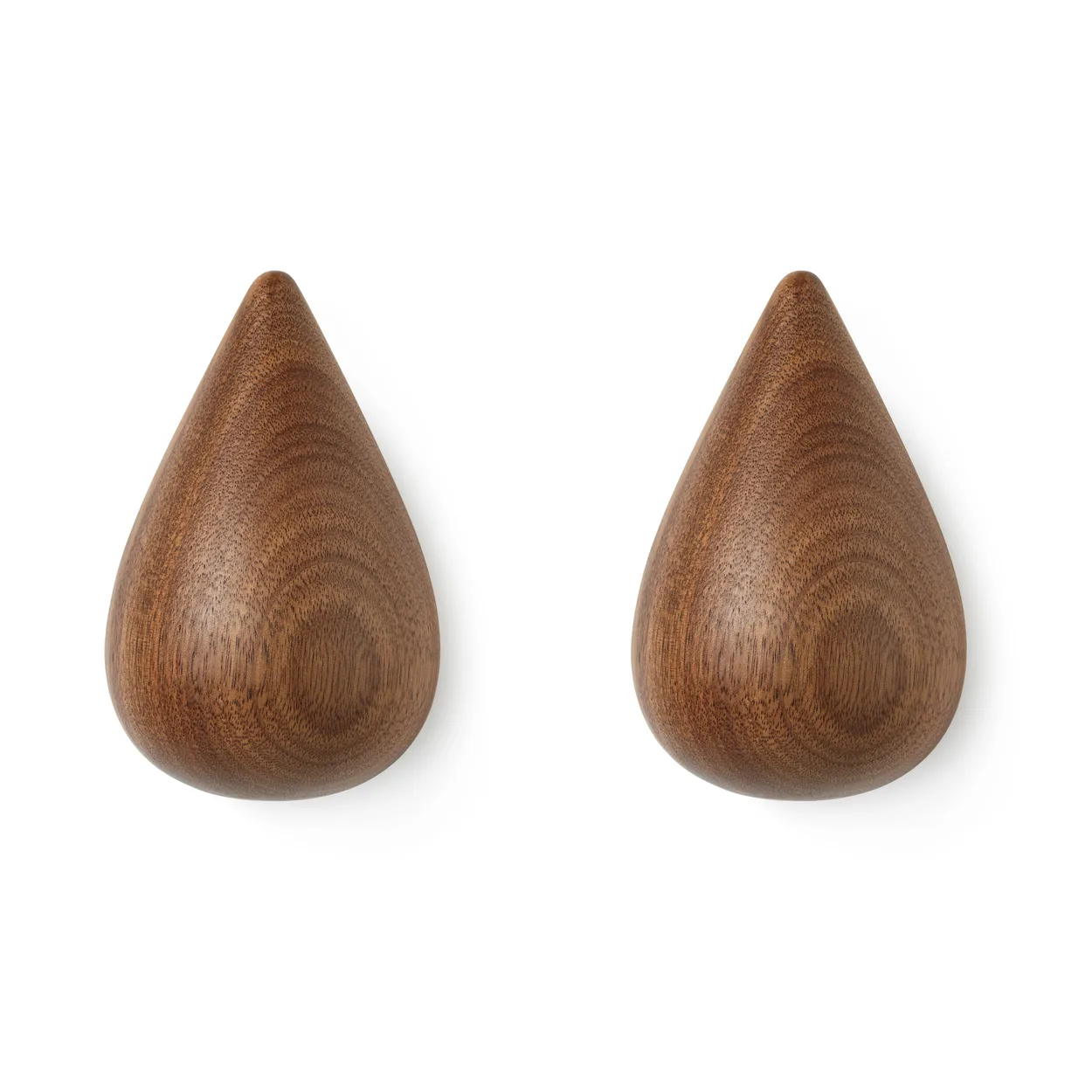 Normann Copenhagen Dropit knop 2-pak valnød Stor