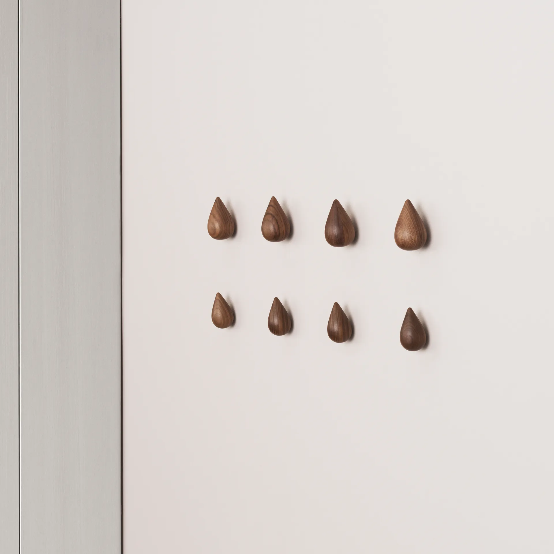 Dropit knop 2-pak valnød, Stor Normann Copenhagen