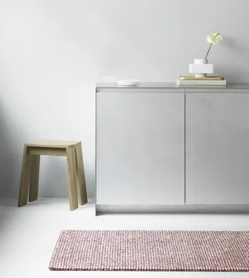 Flick tæppe - 80x200 cm rød - Normann Copenhagen