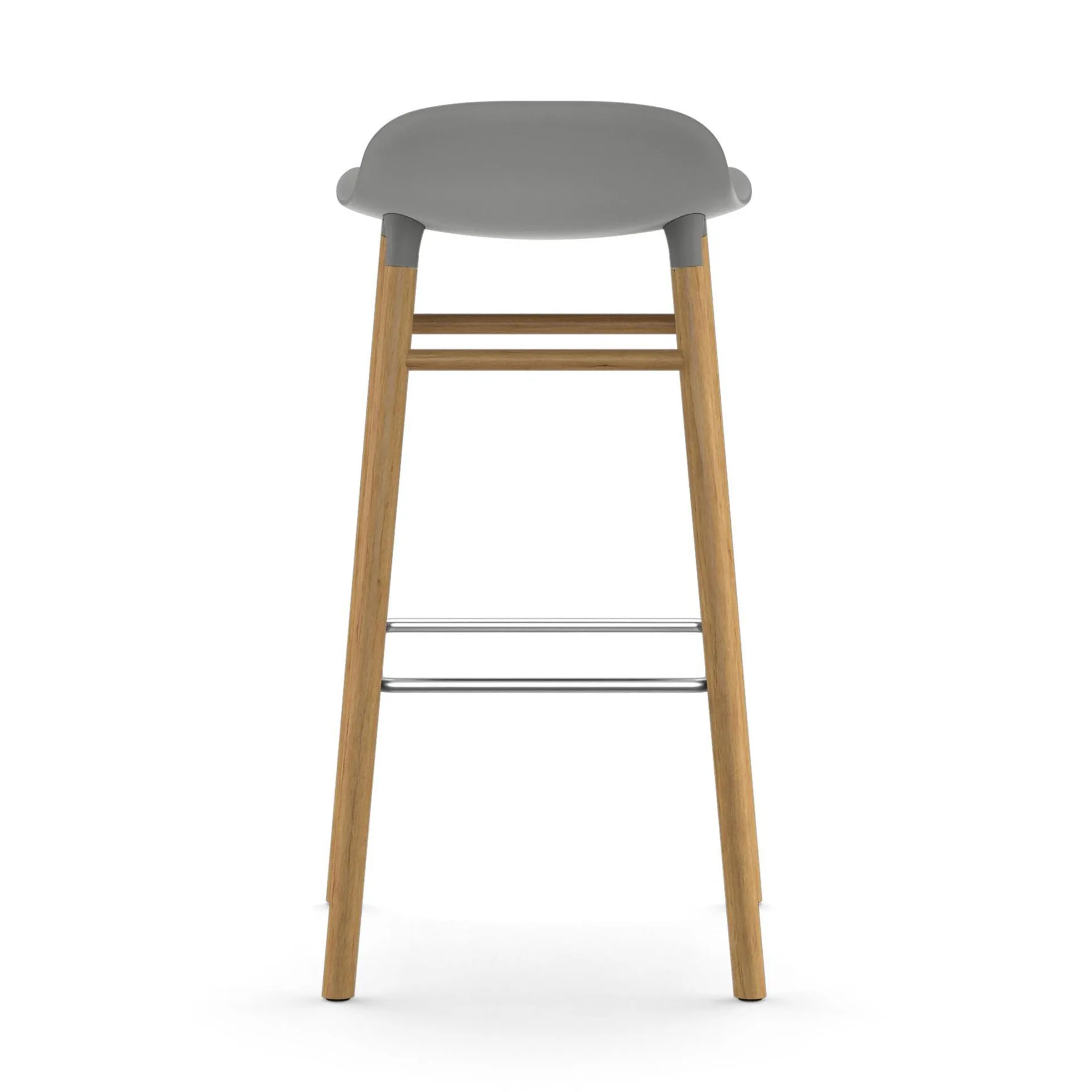 Form barstol egeben 75 cm, grå Normann Copenhagen
