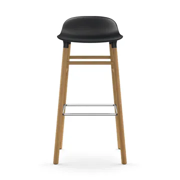 Form barstol egeben 75 cm - sort - Normann Copenhagen