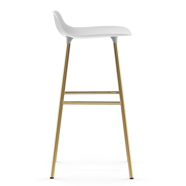 Form barstol messingben 75 cm, Hvid Normann Copenhagen