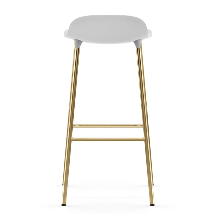 Form barstol messingben 75 cm, Hvid Normann Copenhagen