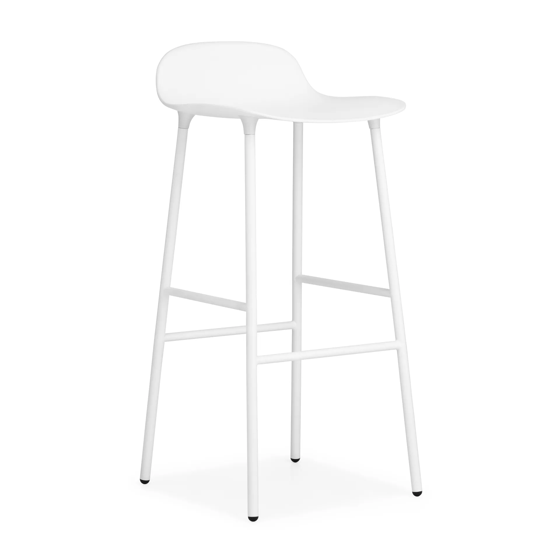 Form barstol metalben 75 cm, hvid Normann Copenhagen