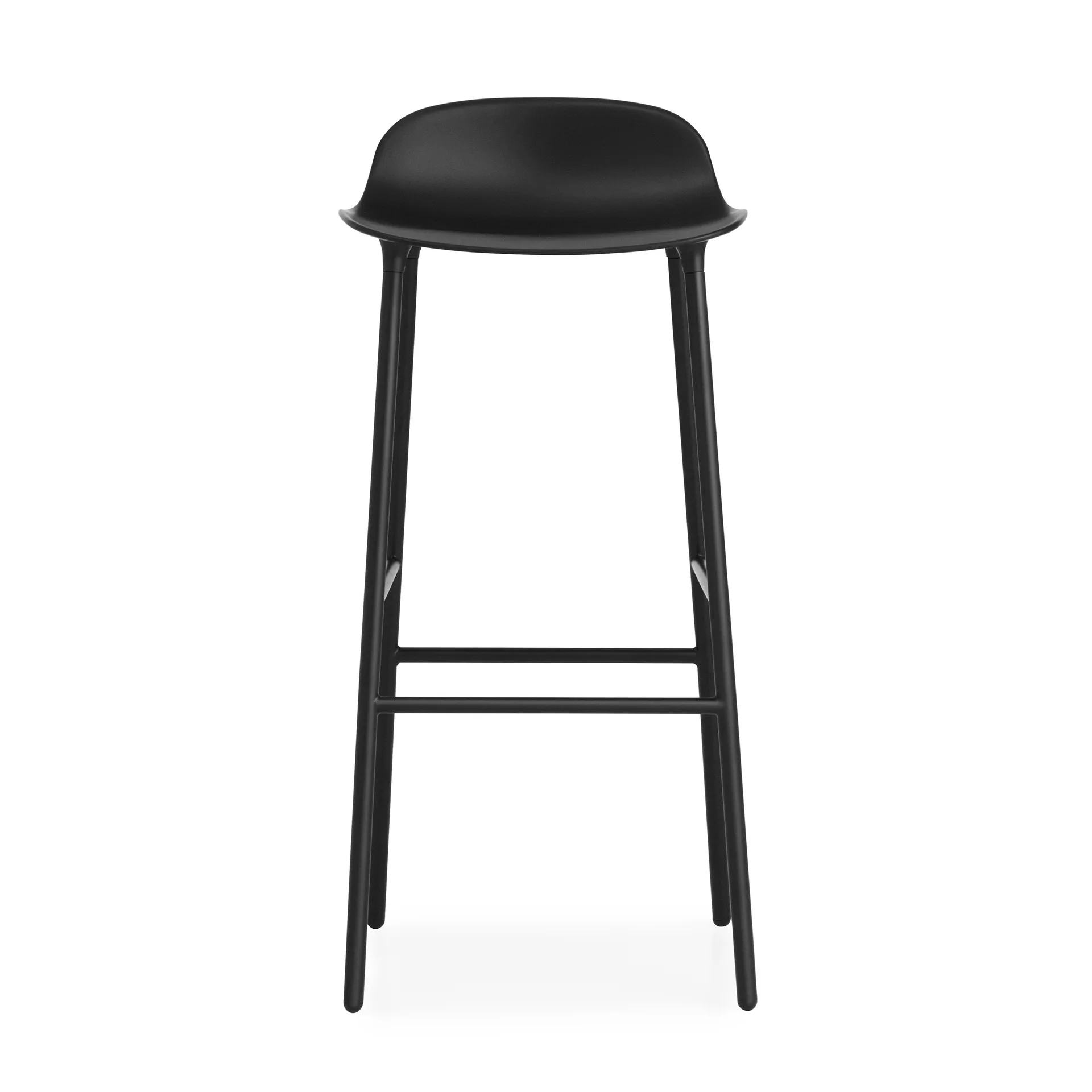 Form barstol metalben 75 cm, sort Normann Copenhagen