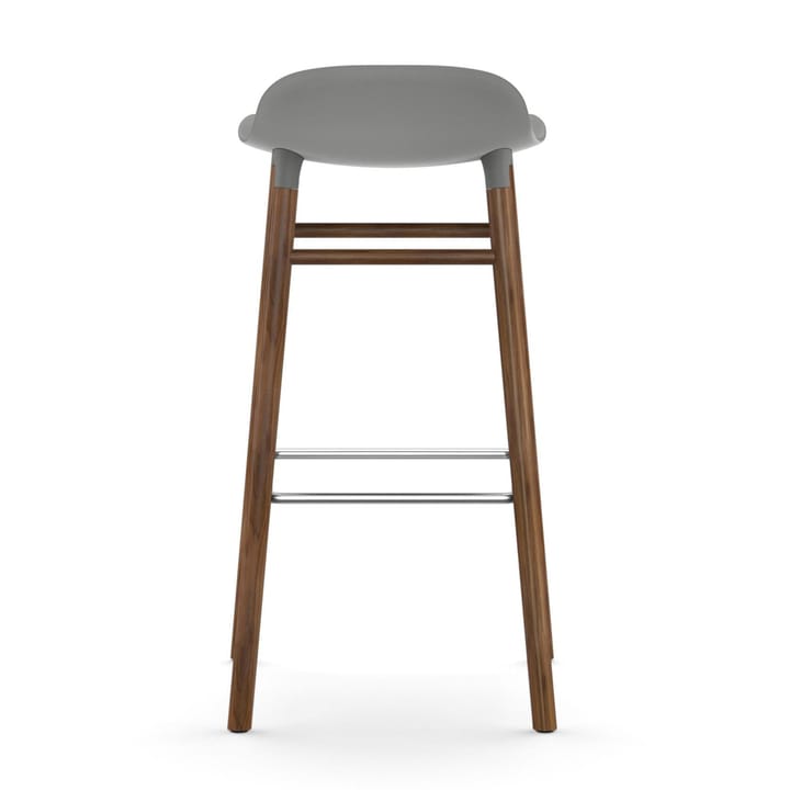 Form barstol valnøddeben 75 cm, grå Normann Copenhagen
