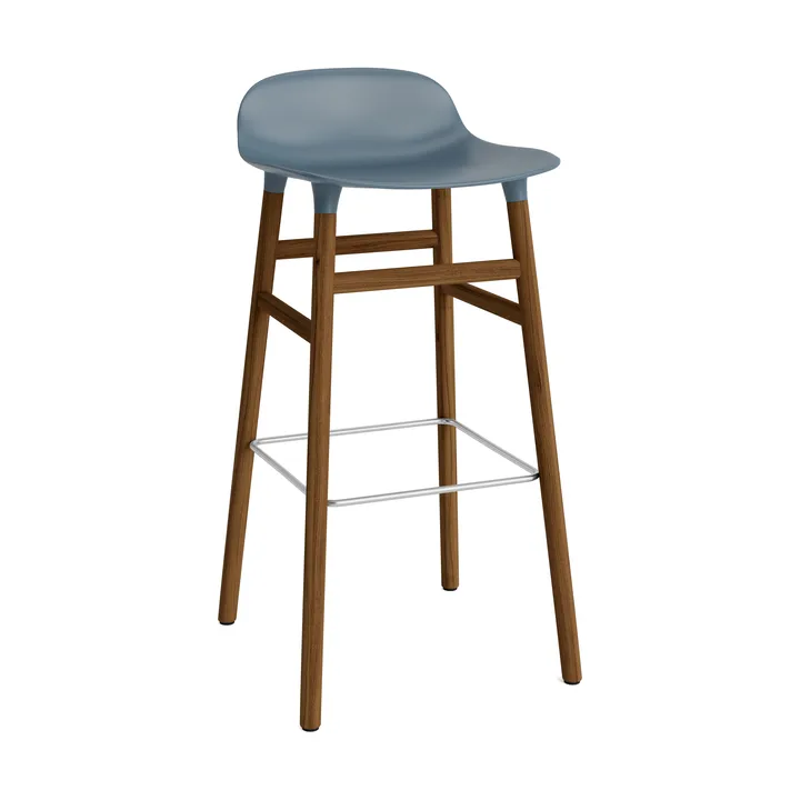 Form barstol valnøddeben 75 cm - Hvid - Normann Copenhagen