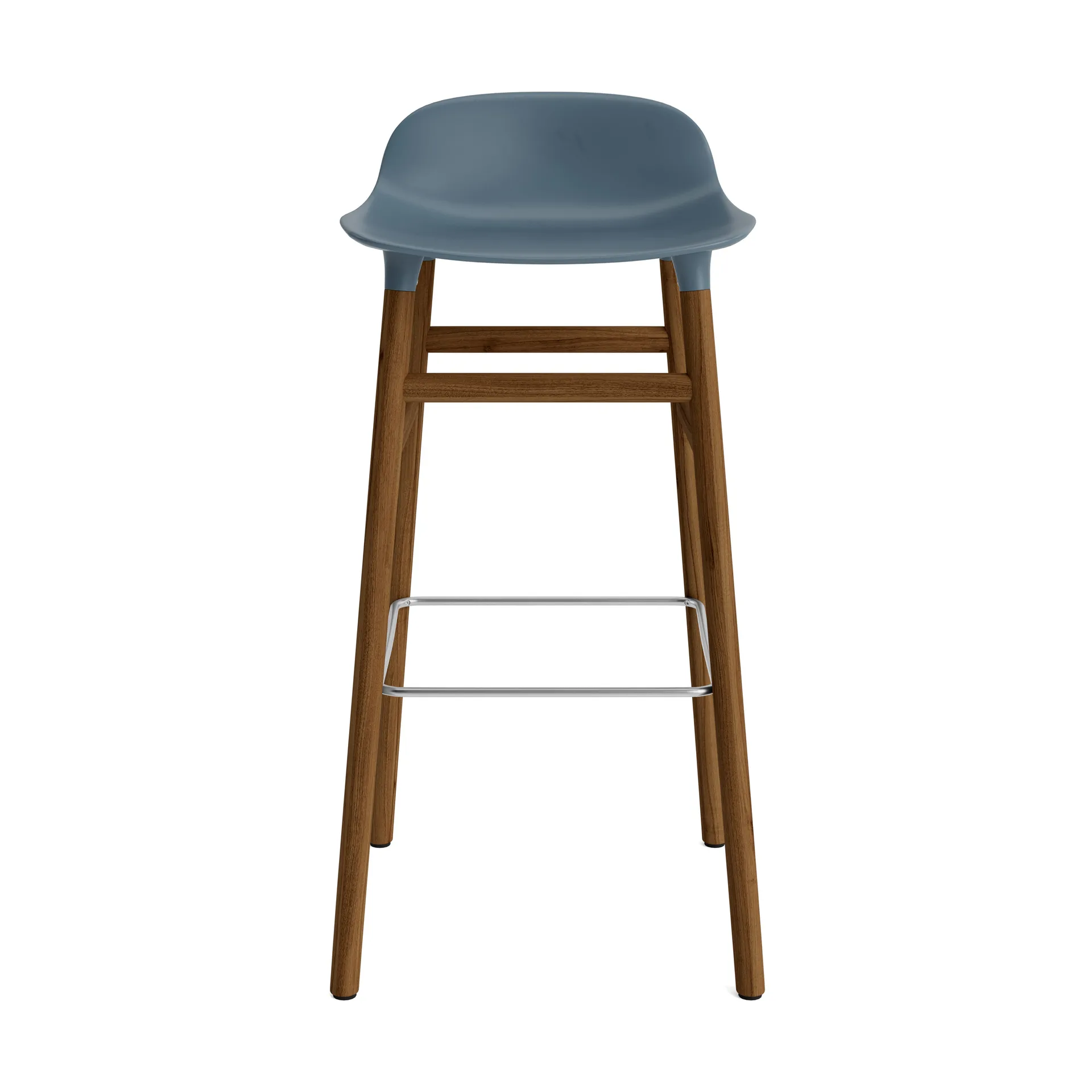 Form barstol valnøddeben 75 cm, Hvid Normann Copenhagen