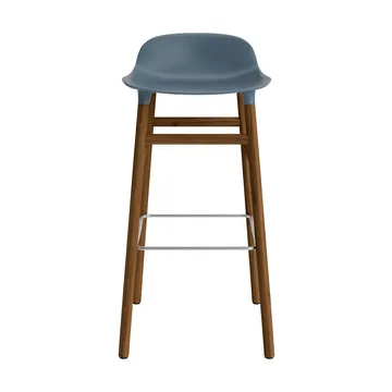 Form barstol valnøddeben 75 cm - Hvid - Normann Copenhagen