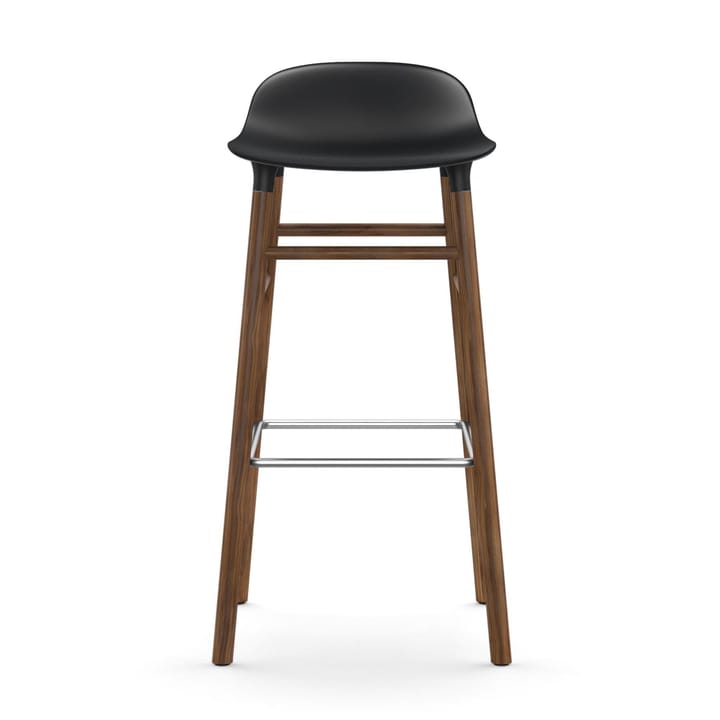 Form barstol valnøddeben 75 cm, sort Normann Copenhagen