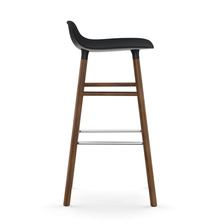 Form barstol valnøddeben 75 cm, sort Normann Copenhagen