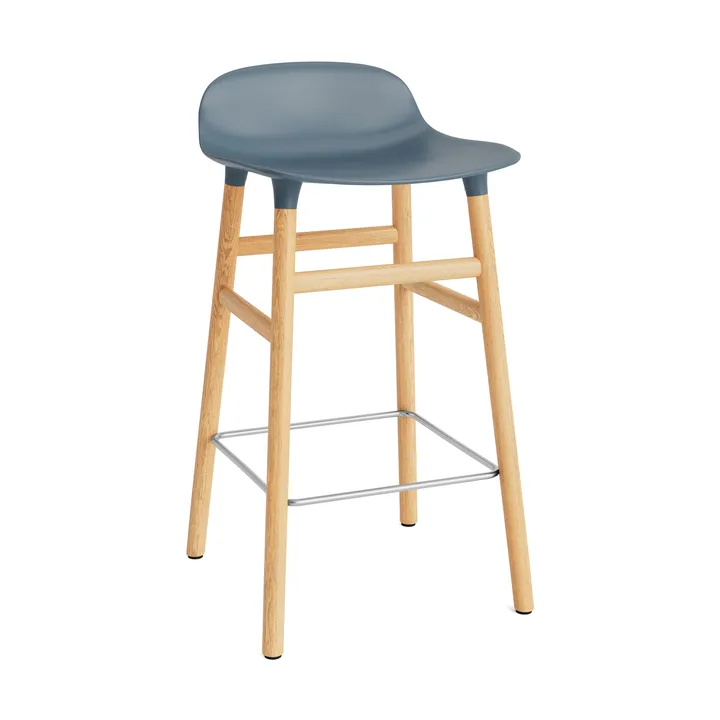 Form Chair barstol egeben - blå - Normann Copenhagen
