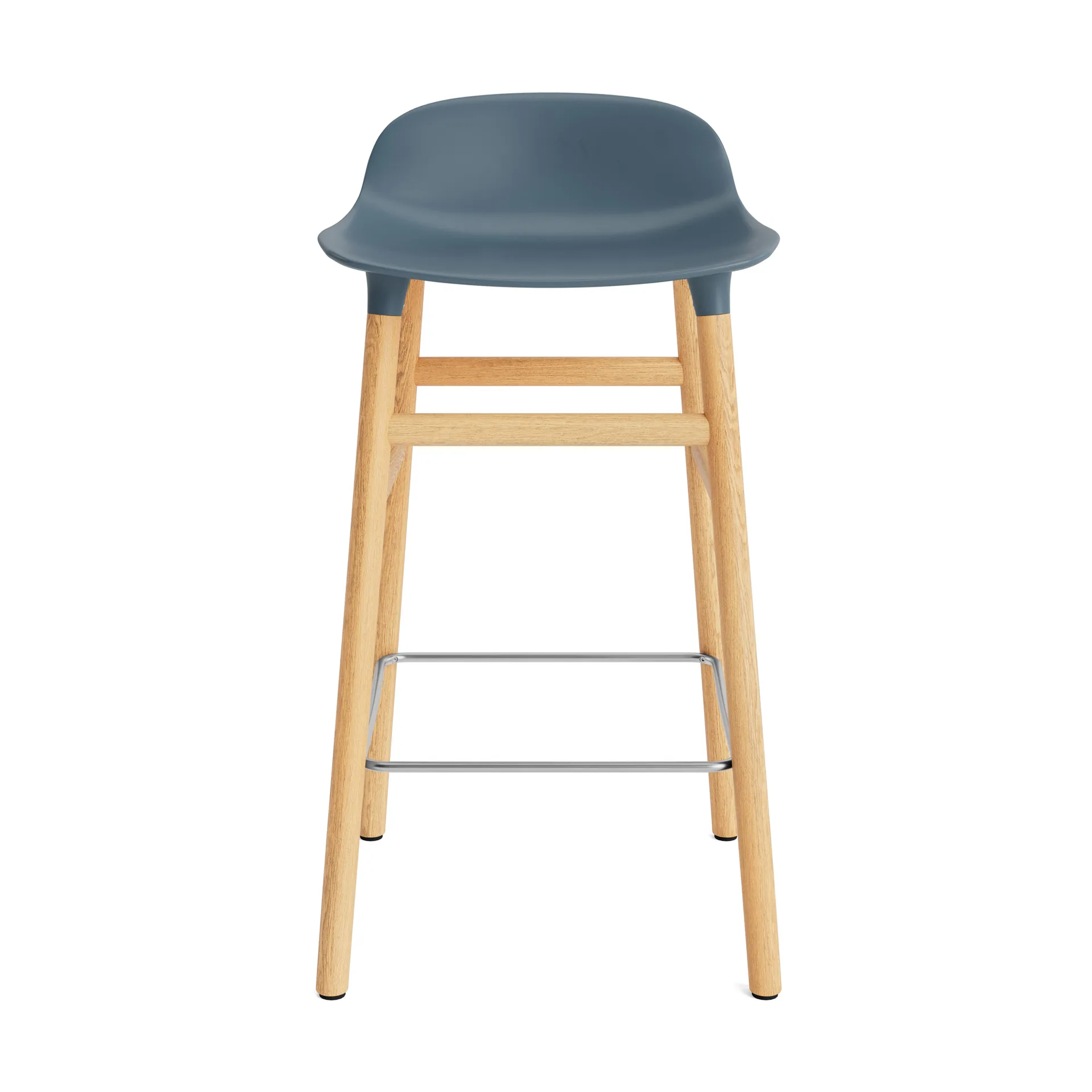 Form Chair barstol egeben, blå Normann Copenhagen