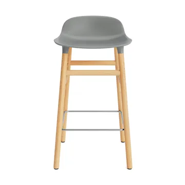 Form Chair barstol egeben - grå - Normann Copenhagen