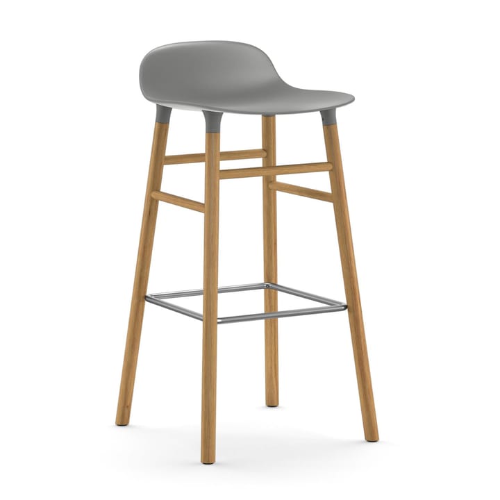 Form Chair barstol egeben, grå Normann Copenhagen