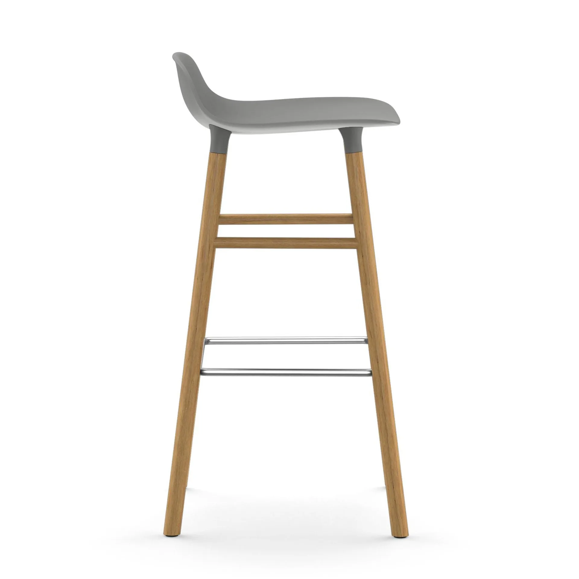 Form Chair barstol egeben, grå Normann Copenhagen