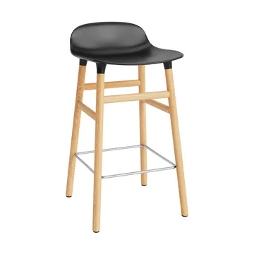Form Chair barstol egeben - sort - Normann Copenhagen