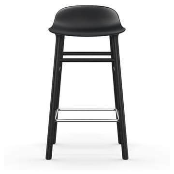 Form Chair barstol lakerede egetræsben 65 cm - sort - Normann Copenhagen